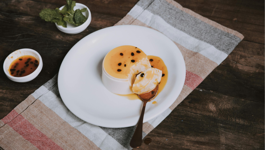 Flan de arroz con leche